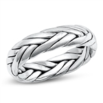 Silver Ring - Braid