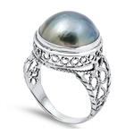 Silver Stone Ring