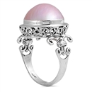 Silver Ring W/ Pearl