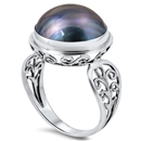 Silver Stone Ring