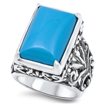 Silver Stone Ring