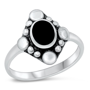 Silver Stone Ring