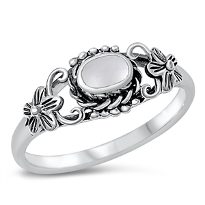 Silver Stone Ring