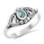 Silver Stone Ring