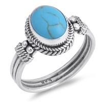 Silver Stone Ring