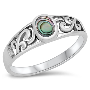 Silver Stone Ring