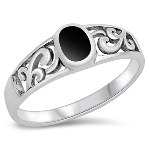 Silver Stone Ring