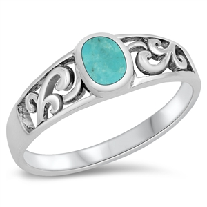 Silver Stone Ring