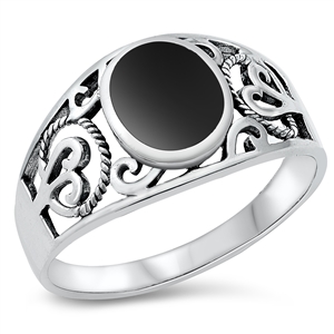 Silver Stone Ring