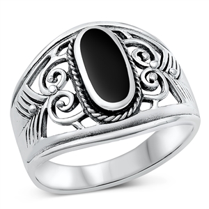 Silver Stone Ring