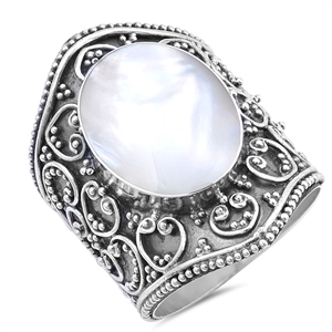 Silver Bali Ring