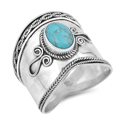 Silver Bali Ring
