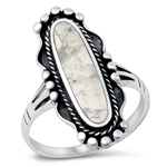 Silver Stone Ring