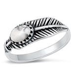 Silver Stone Ring