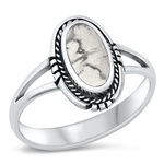 Silver Stone Ring