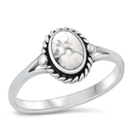 Silver Stone Ring