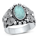 Silver Stone Ring - Bali