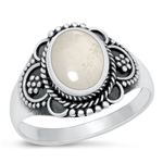 Silver Stone Ring