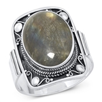 Silver Stone Ring