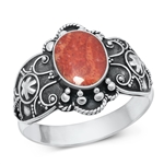 Silver Stone Ring