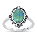 Silver Stone Ring