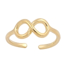 Silver Toe Ring - Infinity