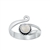 Silver Stone Toe Ring