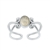 Silver Stone Toe Ring