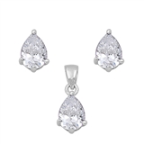 Silver CZ Set