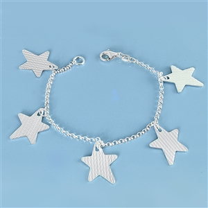 Silver Bracelet - Stars