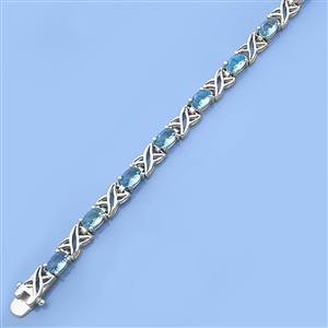 Silver CZ Bracelet