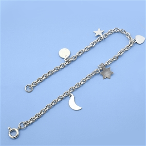 Silver Charm Bracelet