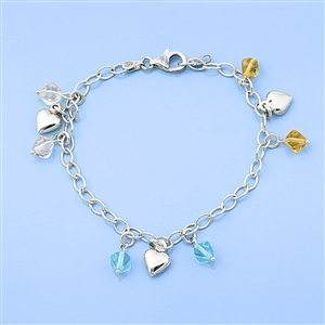 Silver Charm Bracelet