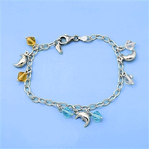 Silver Charm Bracelet