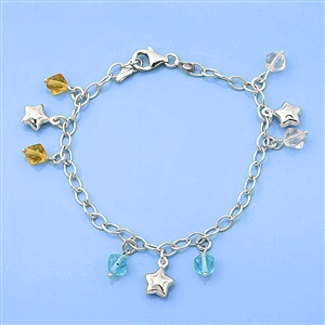 Silver Charm Bracelet