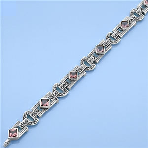 Silver Stone Bracelet