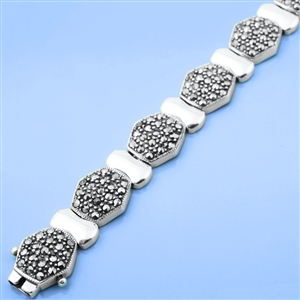 Silver Stone Bracelet