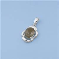 Silver CZ Pendant