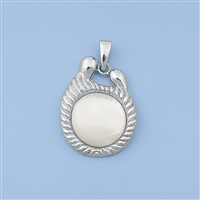 Silver Stone Pendant