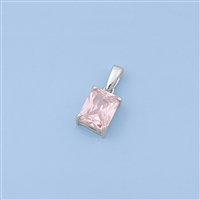 Silver CZ Pendant