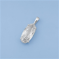 Silver  CZ Pendant