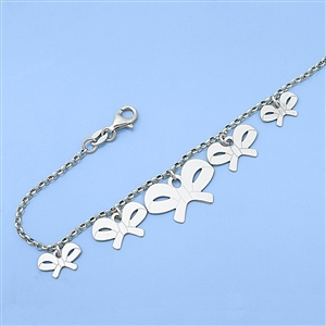 Silver Bracelet - Bows