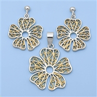 Silver Set - Flowers