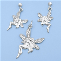 Silver CZ Set - Fairy