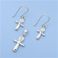 Silver Set - Cross