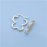 Silver CZ Earrings