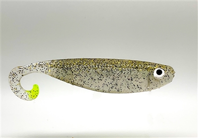 Mullet Run - Texas Black Gold - Chartreuse Tail