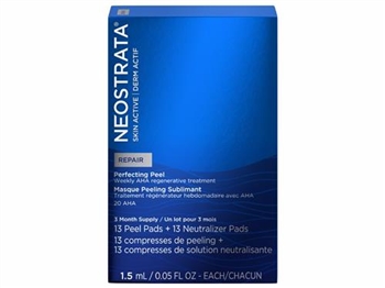 NeoStrata Skin Active Perfecting Peel is a two-step peel, encourages cell renewal to fade the look of fine lines, wrinkles, dark spots, rough patches and other signs of damage.