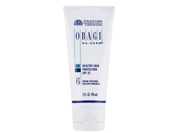 Obagi Nu-Derm Healthy Skin Protection SPF 35 combines highly effective physical sun filters.   This cream delivers broad-spectrum protection against the sun's harmful UVA as well as UVB rays.