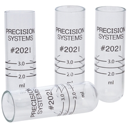 Glass Sample Tubes, 2.0 mL, 12/pk